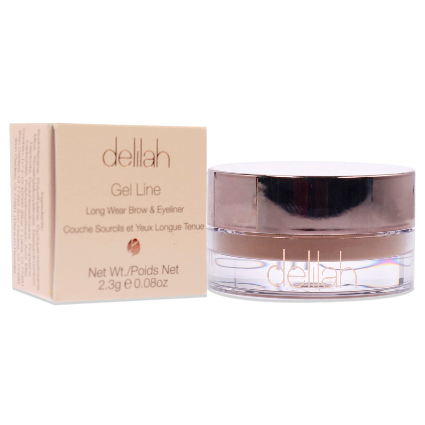 Delilah Gel Line Eye and Brow - Ash for Women - 0.08 oz Eyeliner