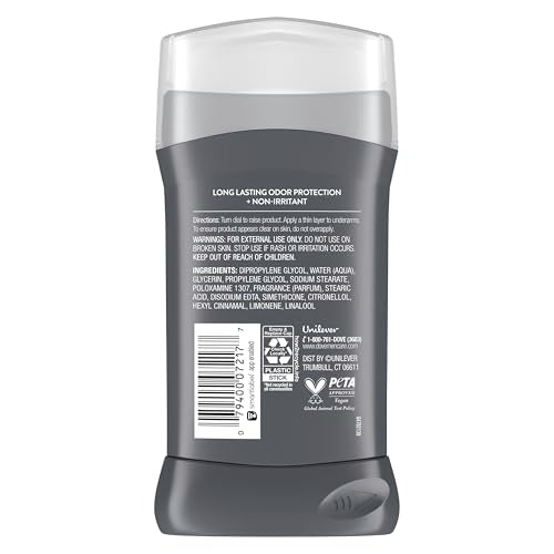Aluminum Free Deodorant Stick for Men - Extra Fresh 3 oz, 4 Count
