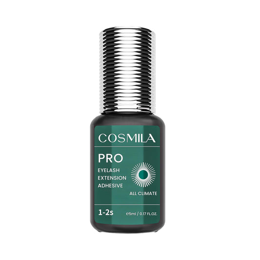 COSMILA Pro Eyelash Extension Glue – HQ Free – 99.8% Japan Monomer, Ultra-Stable – All-Climate, Sensitive-Friendly, Extra Strong – 1-2s Fast Drying, 8 Weeks Retention – for Lash Technicians – 5ml
