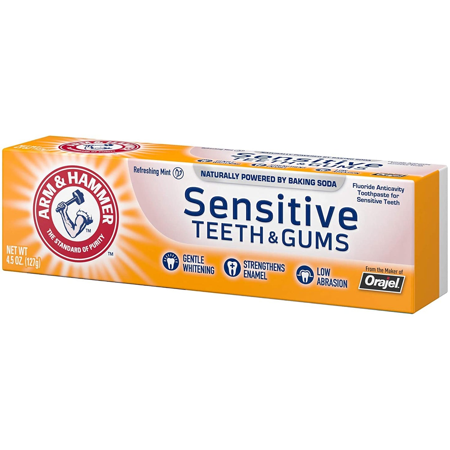 ARM & HAMMER Sensitive Teeth & Gums Toothpaste 4.5 oz (Pack of 10)