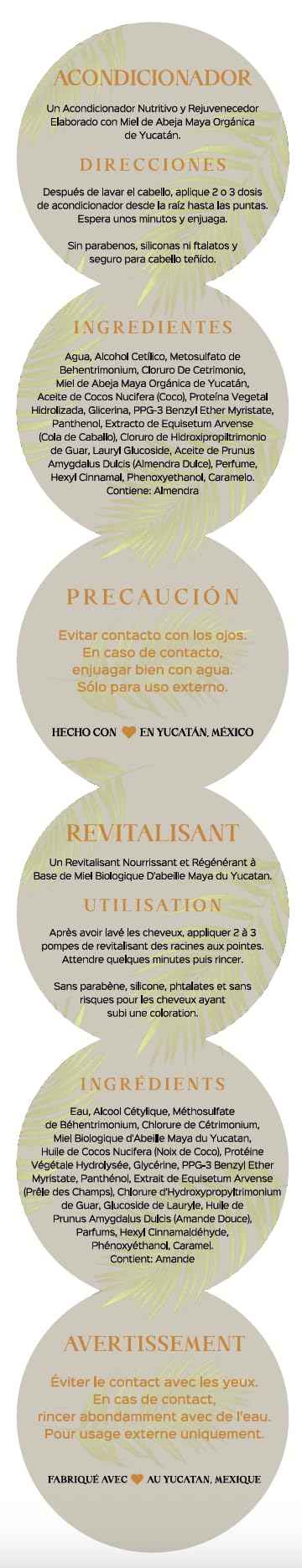 Yucatan Herbal Mayan Bee Honey Conditioner