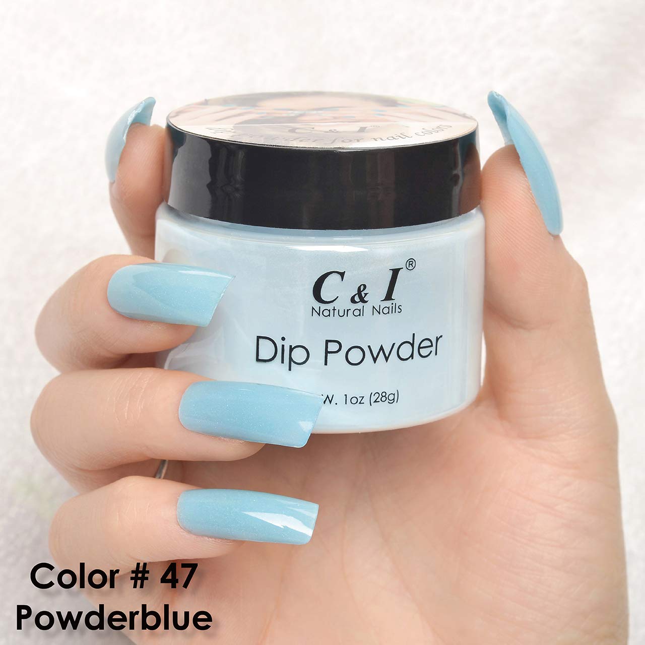 C & I Dipping Powder Color No.047 Powderblue Blue Color System