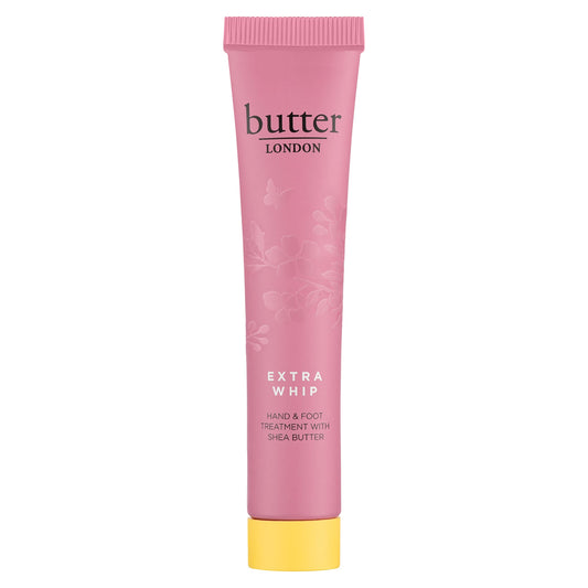 butter LONDON Extra Whip Hand & Foot Treatment, Shea & Cocoa Butter, Helps Hydrate & Restore Dry Skin, Helps Firm Skin’s Appearance, Vegan, Cruelty & Paraben Free