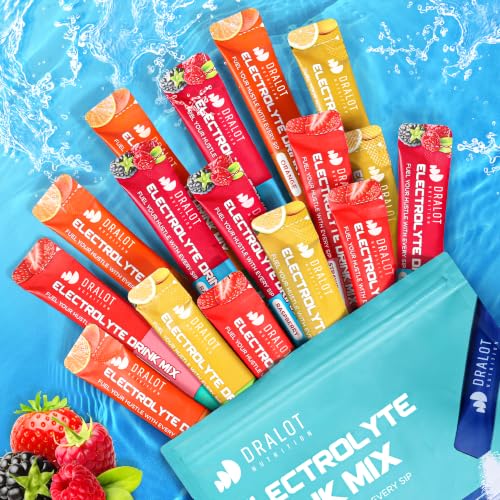 Dralot Nutrition Sugar Free Electrolyte Powder for Hydration - 16 Sticks