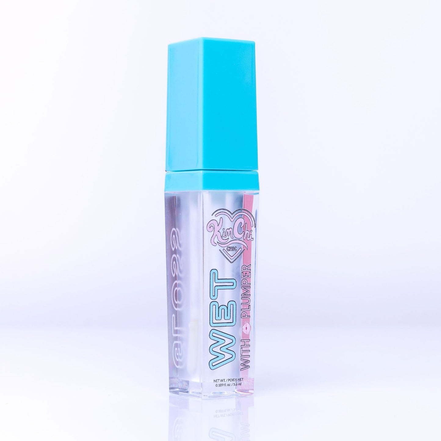 Kimchi Chic Beauty High Shine Wet Gloss Lip Plumping Lip Gloss, High Shine, Non-Sticky, Super Lightweight and Vegan Lip Gloss, Clear, 01 Manhattan, 5.6ml