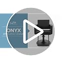 Buy-Rite Onyx Black Hydraulic Salon Chair, 550 Lb Pump