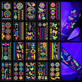 Glow in the Dark Tattoos 172 Styles – UV Blacklight Reactive