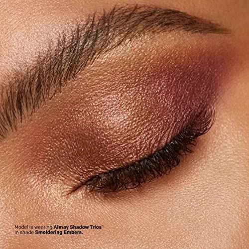 Almay Shadow Trio Palette, Longlasting Smoky Eyeshadow Makeup, Three Shades, Hypoallergenic, 020 Smoldering Embers, 0.19 oz