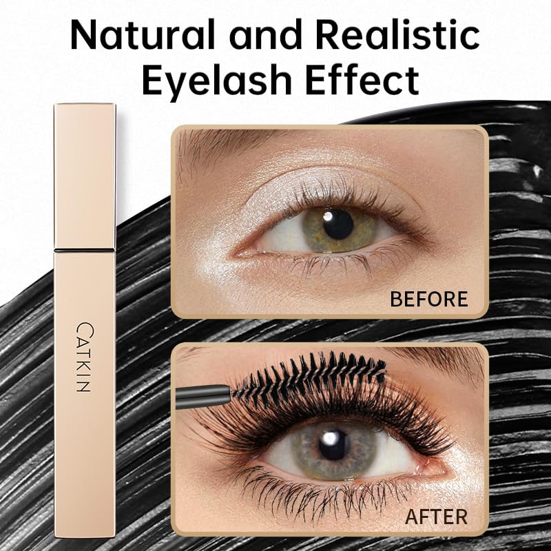 CATKIN Lash Lengthening Mascara - Waterproof, Volumizing Black