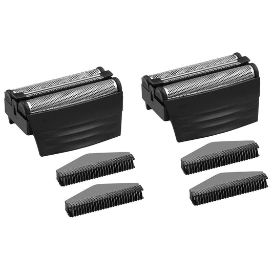 2PACK（BLACK）Shaver Replacement Foil Compatible with Remington TITANIUM-X Flex & Pivot Foil and Cutter F5800 & F7800,Shaver heads Fit for Remington F4900,F5800,F7800