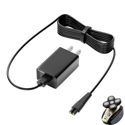 5V Power Cord for Freebird FlexSeries,Telfun, Roziapro, vsmooth, Roziaplus Electric Head & Body Hair Shaver Charger Replacement Electric Shaver Trimmer AC Power Adapter for Telfun Power Supply