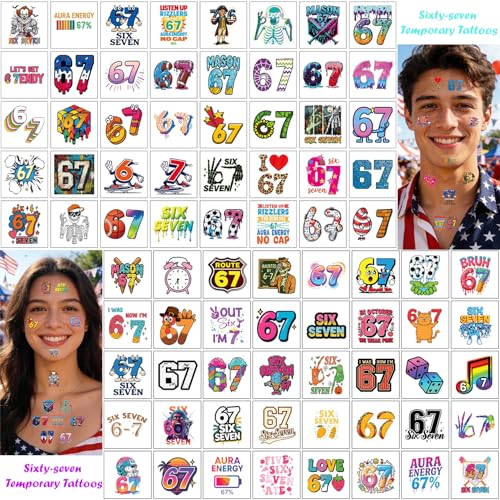 80Pc Temporary Tattoos for Kids - 20+ Designs Party Favors