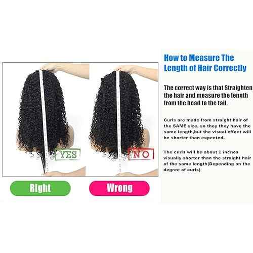 20 Inch Headband Wig Human Hair for Women Long Curly Hair Deep Wave Wig Natural Color