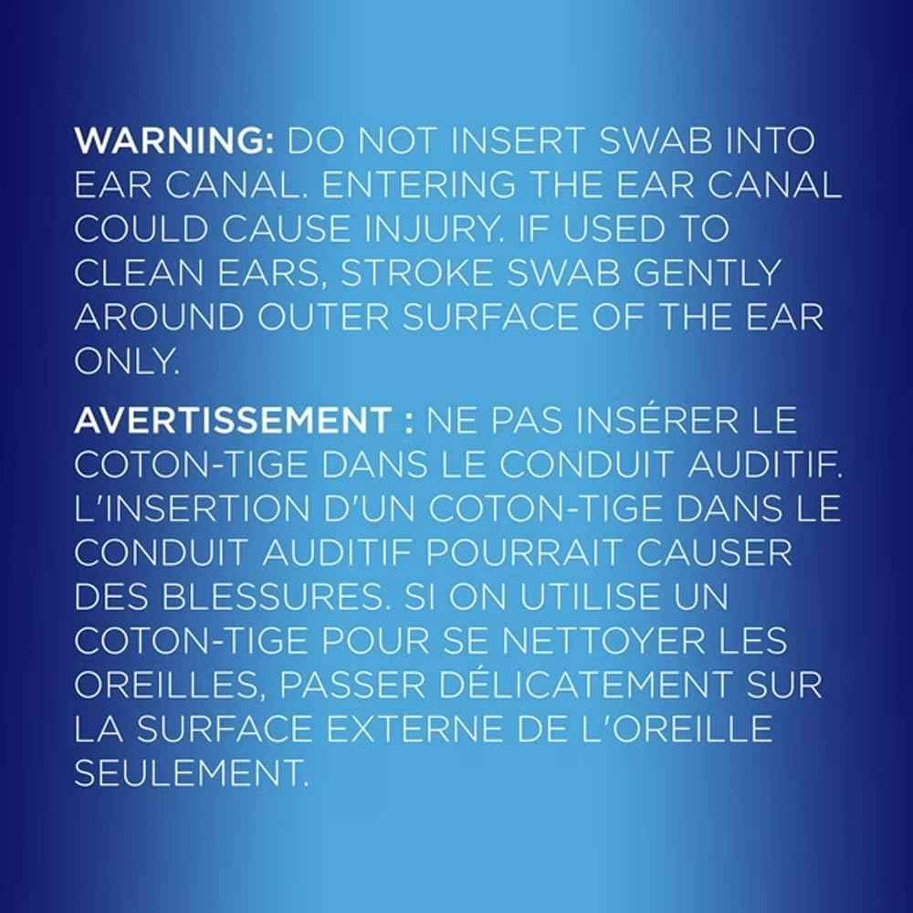 Q-tips Cotton Swabs, 4-pack of 500