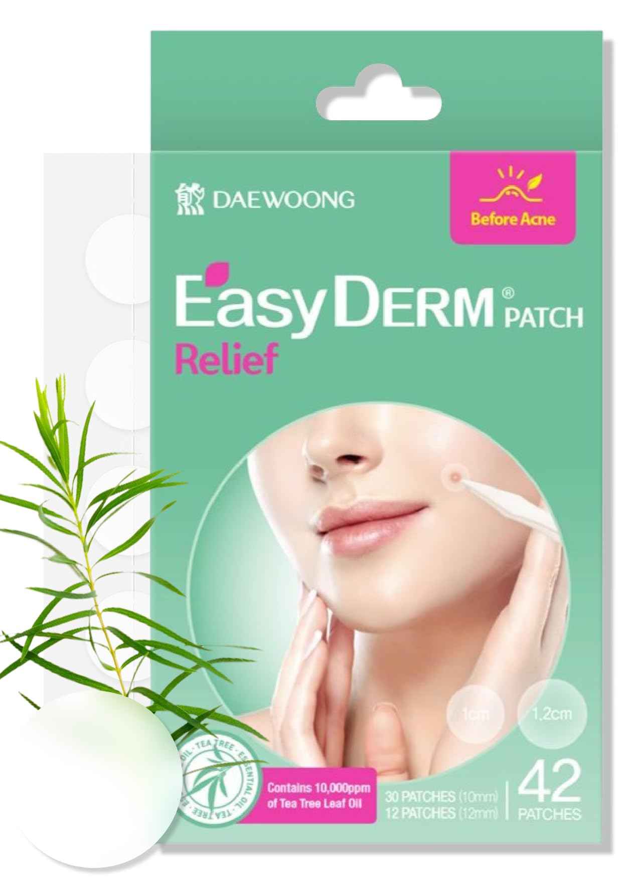 EasyDerm Quick Calming Patches(20 Patches) and Relief Invisible Patch(42 counts)