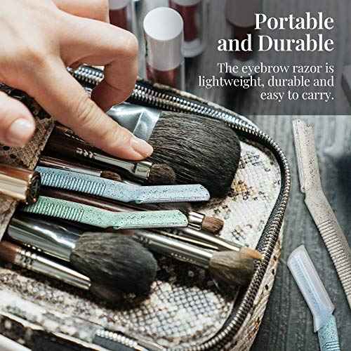 ennva Eyebrow Razor for Women | Dermaplane Facial Razor for Face | Hair Trimmer Face Razor for Body Use | Multipurpose Facial Hair Removal Disposable Blades Eyebrow Shaper Tool - 12pcs