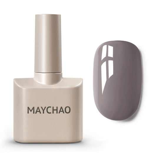 MAYCHAO 15ML Gel Nail Polish 1Pc Taupe Gel Polish Soak Off UV LED Nail Polish Nail Art Starter Manicure Salon DIY at Home, 0.5 OZ