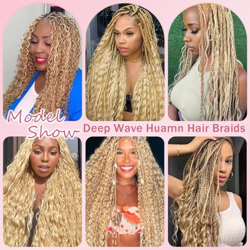 P27/613 Honey Blonde Boho Braiding Hair 30" - 150g Virgin