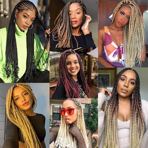 Dorsanee Pre-Stretched Braiding Hair 20" - 8 Pack Natural Black