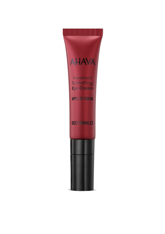 AHAVA Apple of Sodom Advanced Smoothing Eye Cream - Help Recontour & Replump Skin Delicacy and Smoothes Deep Wrinkles around Eyes, Plump-up Eye Hallows, with Volumizing Moisture Effect, 0.5 fl.oz