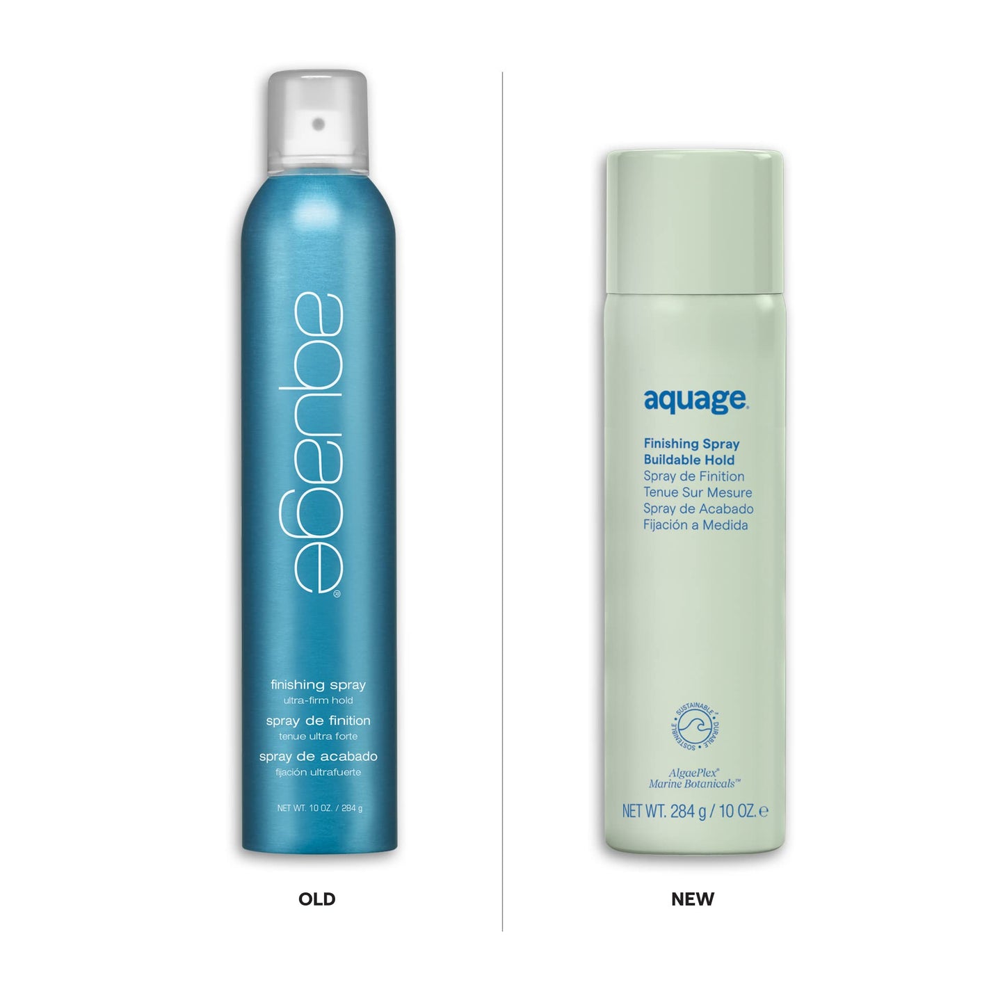 Aquage Finishing Spray, Firm Hold Hairspray, Delivers Humidity Resistance and Lasting Style Retention with Max Shine HIGH VOC, 10 oz.