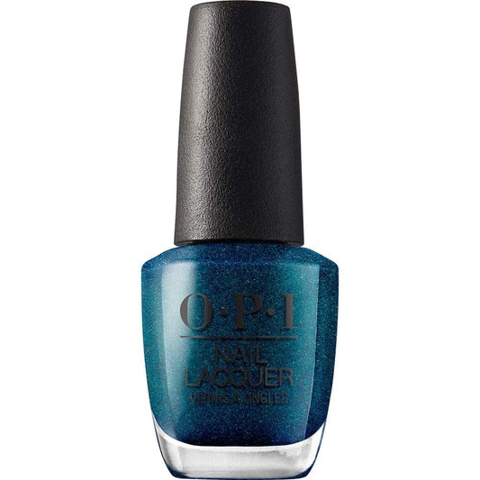 OPI Nail Lacquer, Nessie Plays Hide & Sea-k, Blue Nail Polish, Scotland Collection, 0.5 fl oz