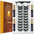 Alcastar Magnetic Eyelashes, Synthetic Fiber, Natural Look, Waterproof, No Glue Required (BA-Cat Eye10815)