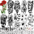 52 Sheet Halloween Temporary Tattoos for Kids & Adults - 200+ Designs