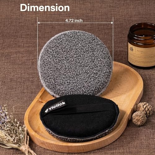 Yiclick Exfoliating Body Scrubber 2-Pack with Handle