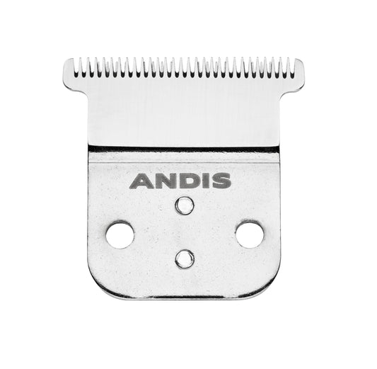 Andis Carbon Stainless-Steel Deep-Tooth Replacement T-Blade – for Model D-8, Slim-Line Pro-Li Cord/Cordless Trimmer - Close & Sharp Cutting, Zero-Gapped, Dependable & Long-Life Blade – Silver
