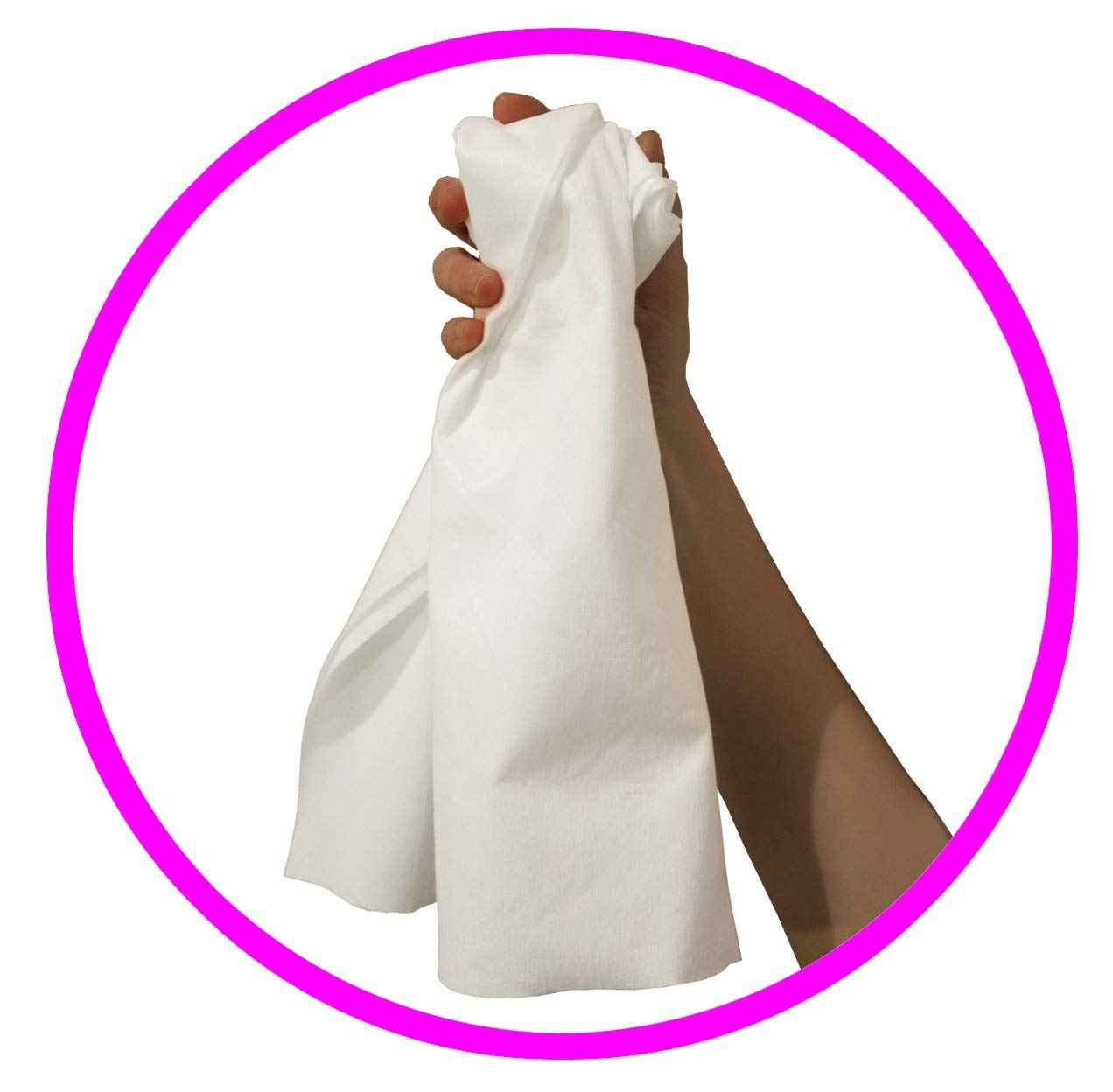 FRAMAR Biodegradable Salon Towels for Hair Stylist – Hair Towels for Women, Disposable Towel, Salon Towel, for Spa, Barber, Gym, Super Absorbent and Extra Soft – 50 Count