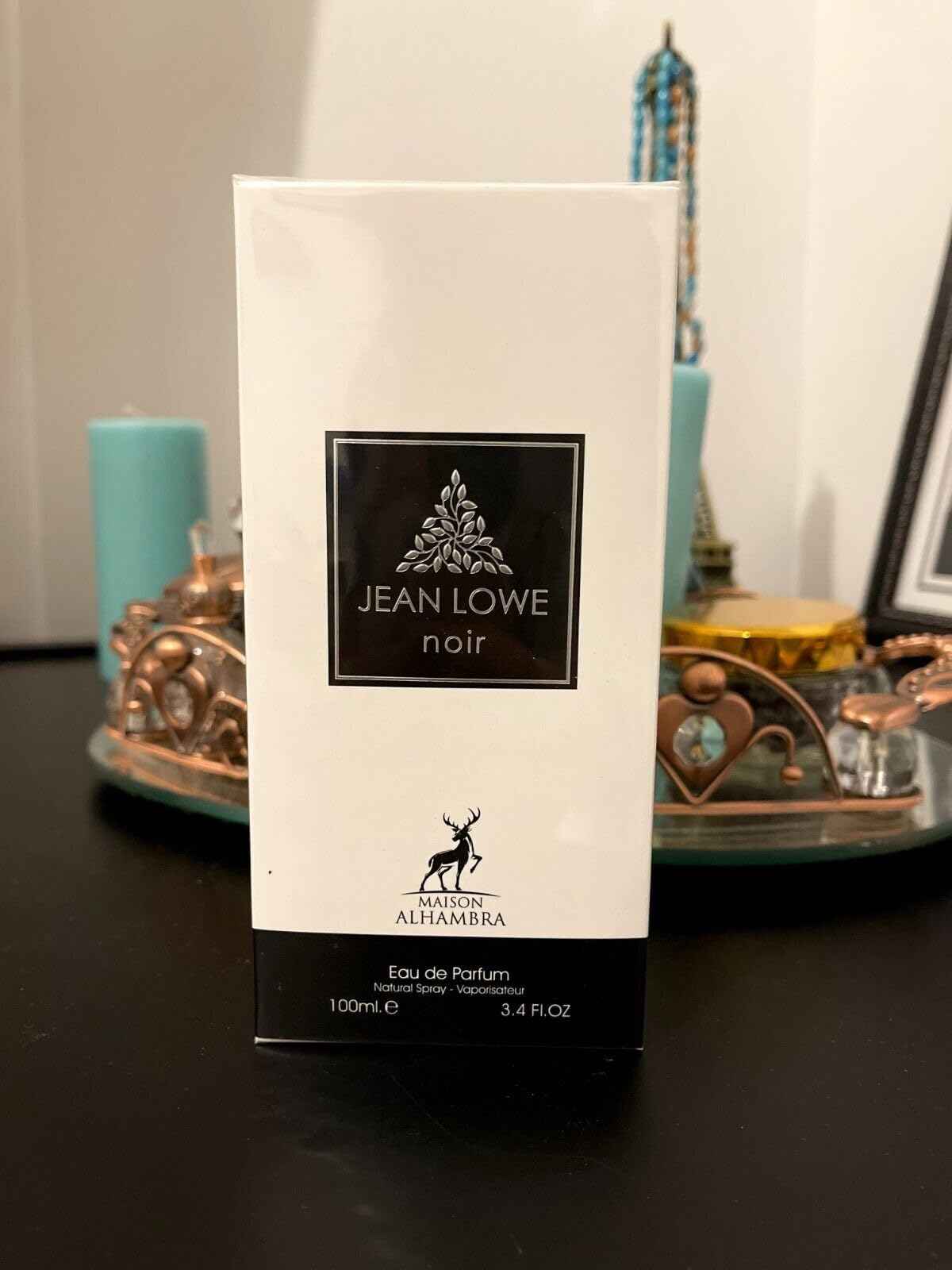 Jean Lowe Noir by Maison Alhambra for Men - 3.4 oz EDP Spray