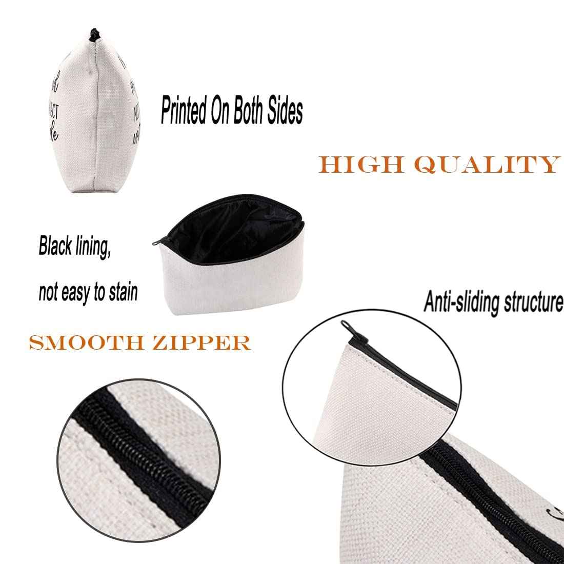 PWHAOO Vampire Tv Show Makeup Bag Vampires Cosmetic Bag TV Show Fan Gift (like a Mikaelson B)