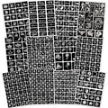 Henna Tattoo Stencils Kit Reusable for Man and Women, 423+PCS Tattoo Templates, Temporary Glitter Airbrush Tattoo Stencil