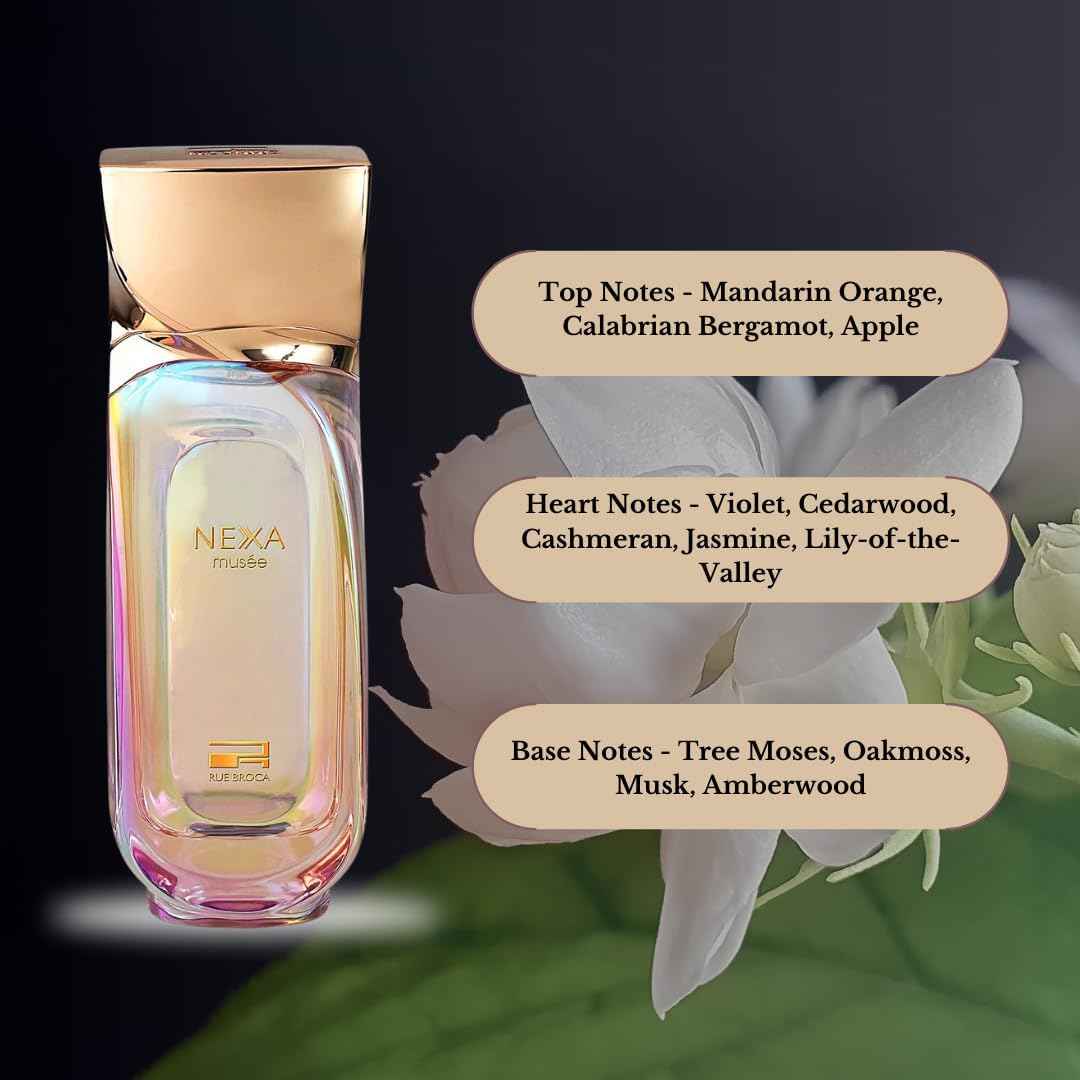 Rue Broca NEXA Musee Pour Femme Eau de Parfum Spray For Women, 3.4 Fl. Oz