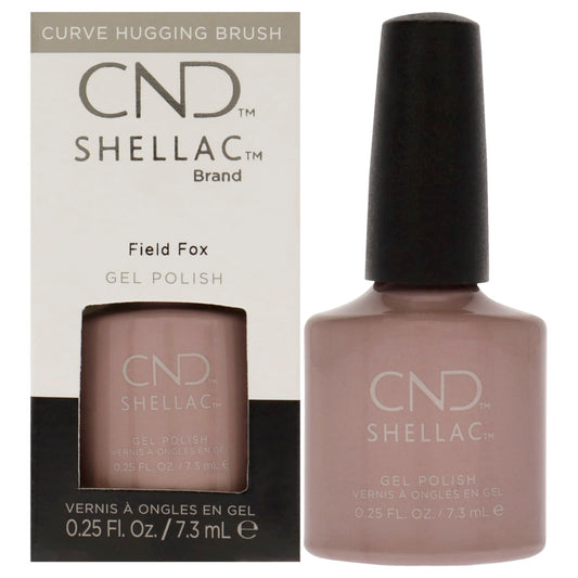 CND Shellac Gel Nail Polish, Long-lasting NailPaint Color with Curve-hugging Brush, Nude/Brown/Tan Polish, 0.25 fl oz