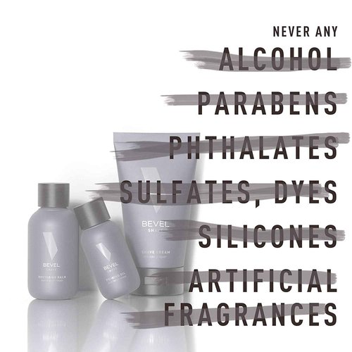 Bevel After Shave Balm for Men with Shea Butter and Jojoba Oil, Soothes and Cools Skin to Help Prevent Ingrown Hairs and Razor Bumps, 4 Fl Oz (Packaging May Vary) (Pack of 2)