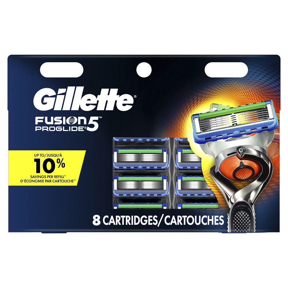 Gillette Fusion 5 Proglide 8Ct Cartridges Card