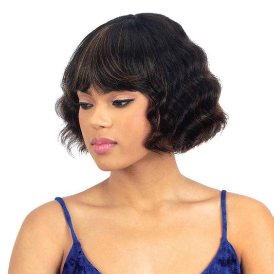 FREE TRESS Naked Brazilian Human Hair Wig - Luca (Color:NATURAL)