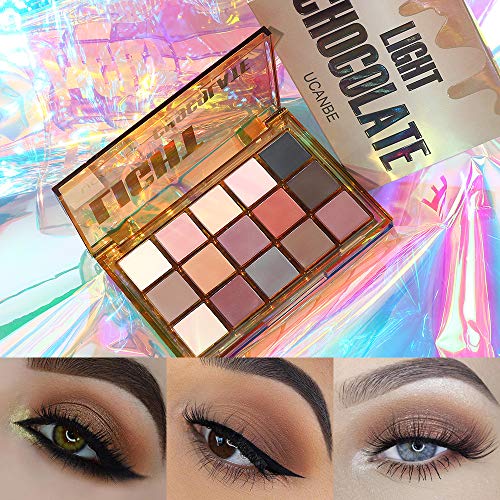 UCANBE 15 Shades Eyeshadow Palette - Shimmer Matte Metallic