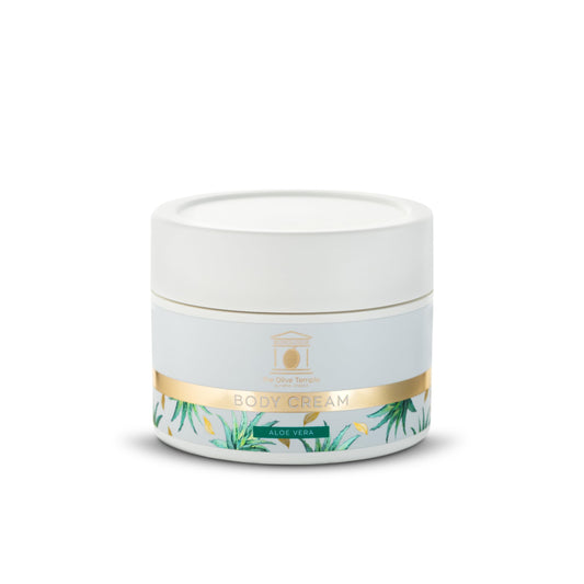 The Olive Temple Body Cream with Olive Oil & Aloe Vera - Deep Hydration and Nourishment, 7.05 fl. oz