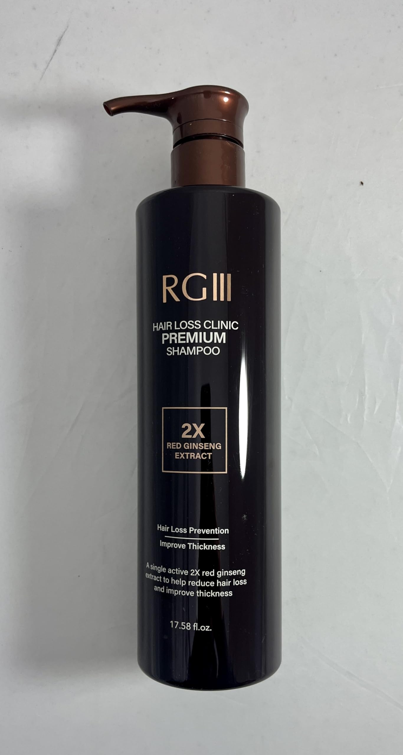 COSMOCOS RG3 RGIII PREMIUM HAIR LOSS CLINIC SHAMPOO (ONE BOTTLE)