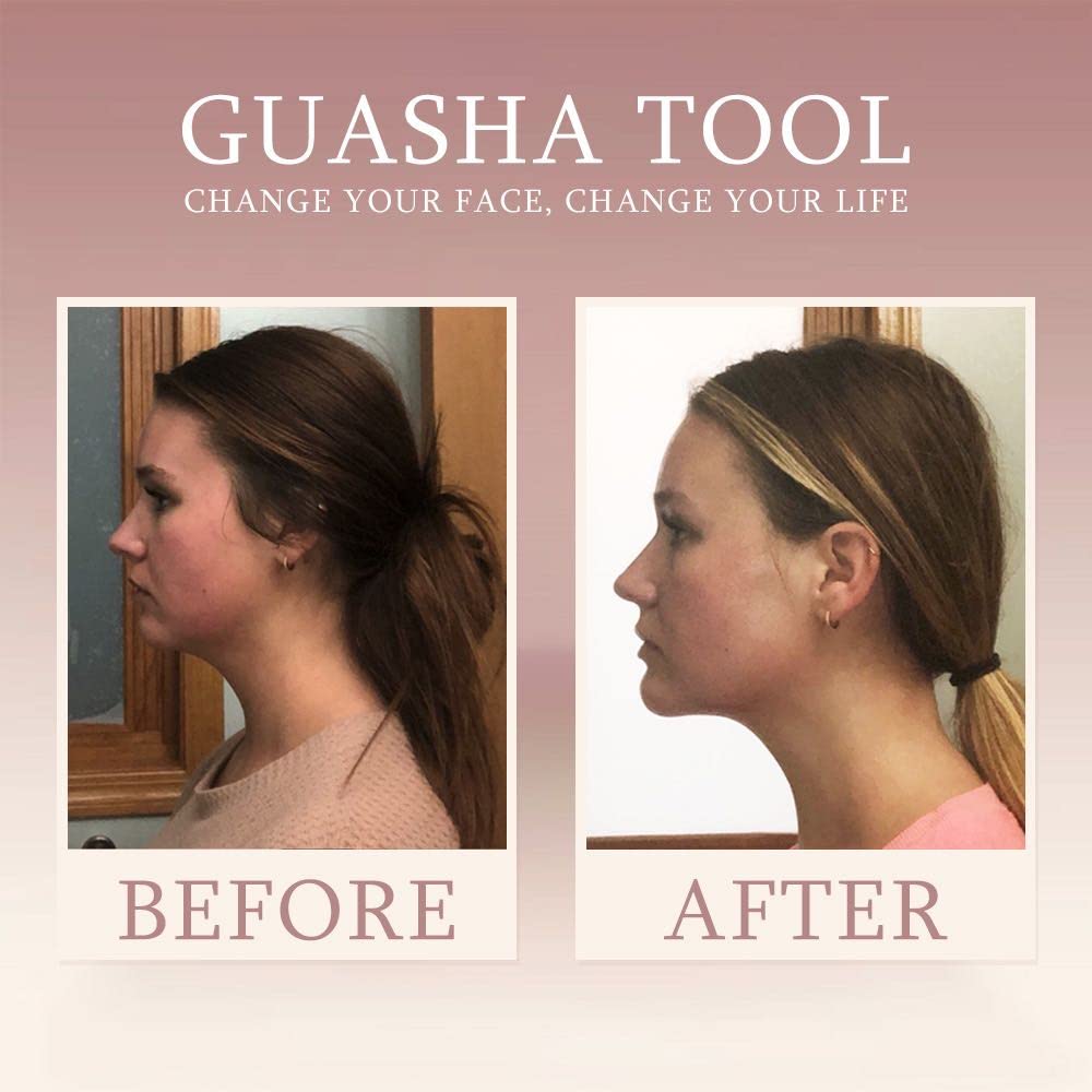 DEAYOKA Gua Sha Tool - Asian Beauty Secret (Silver)…