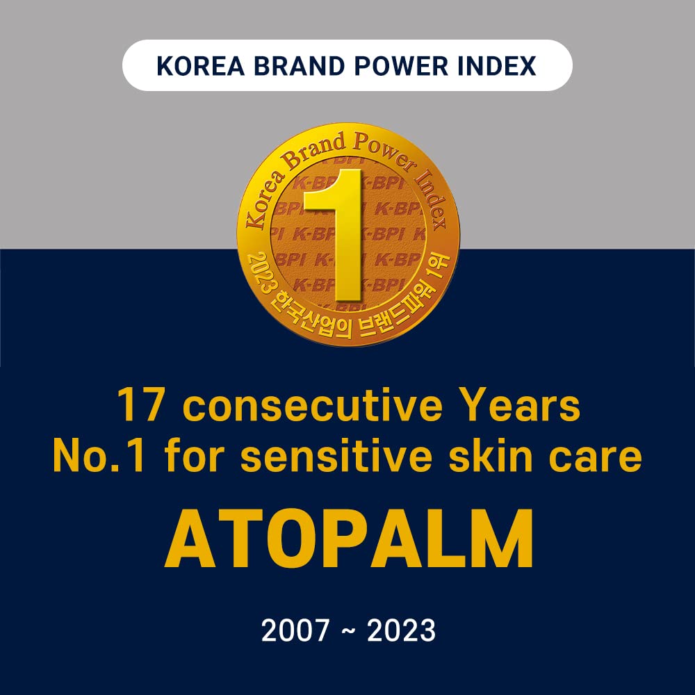 ATOPALM MLE Lotion 300ml 10.1 Fl Oz for Sensitive Skin, 48 Hours Long Hydration with Ceramide, Long-Lasting Moisturizing Baby Lotion, Strengthening Skin Barrier, Redness-Relief, Korean Skincare