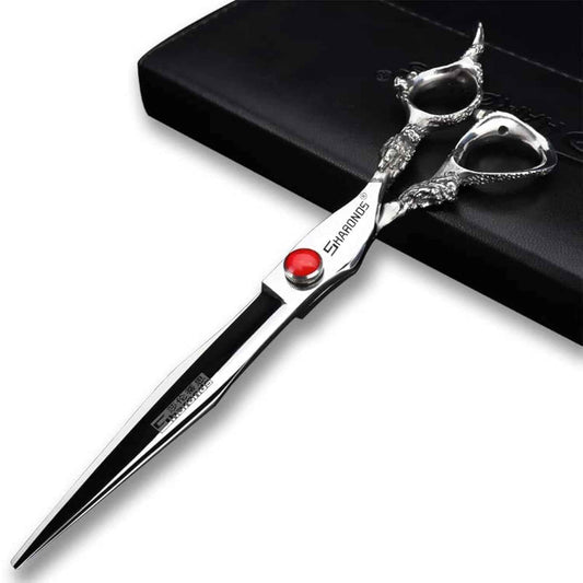 Professional Japanese Hair Scissors - 440C Stainless Steel/Rose Razor Edge (7.5 Inch Flat)