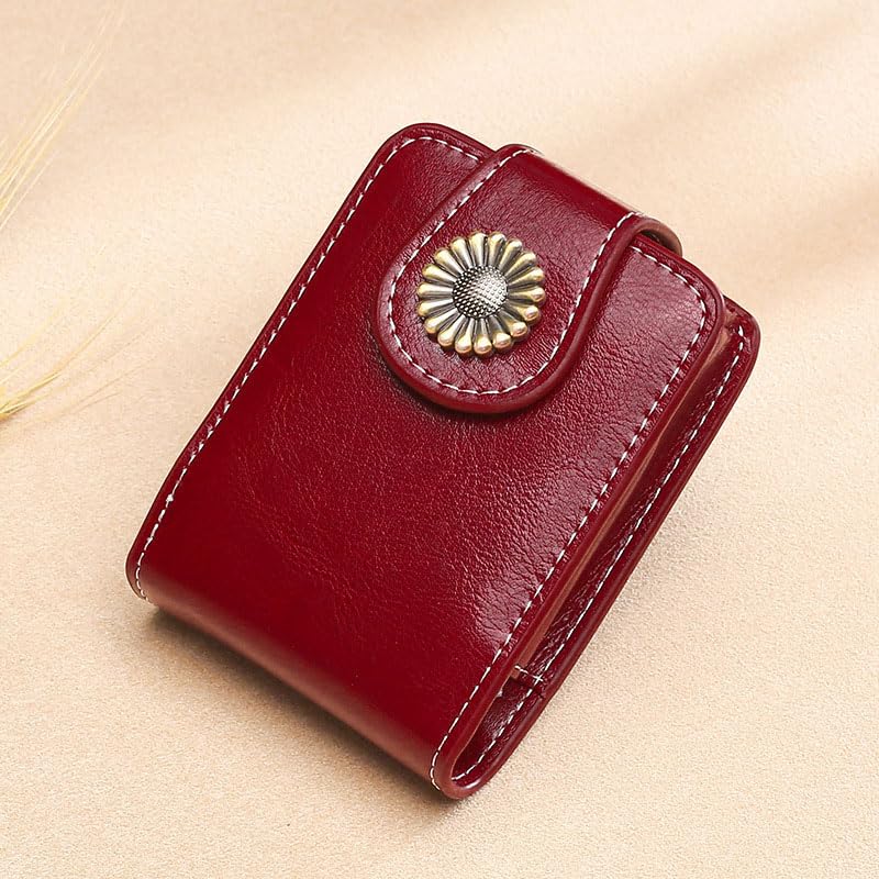 Ximimark 2pc Vintage Lipstick Case with Mirror - Cowhide