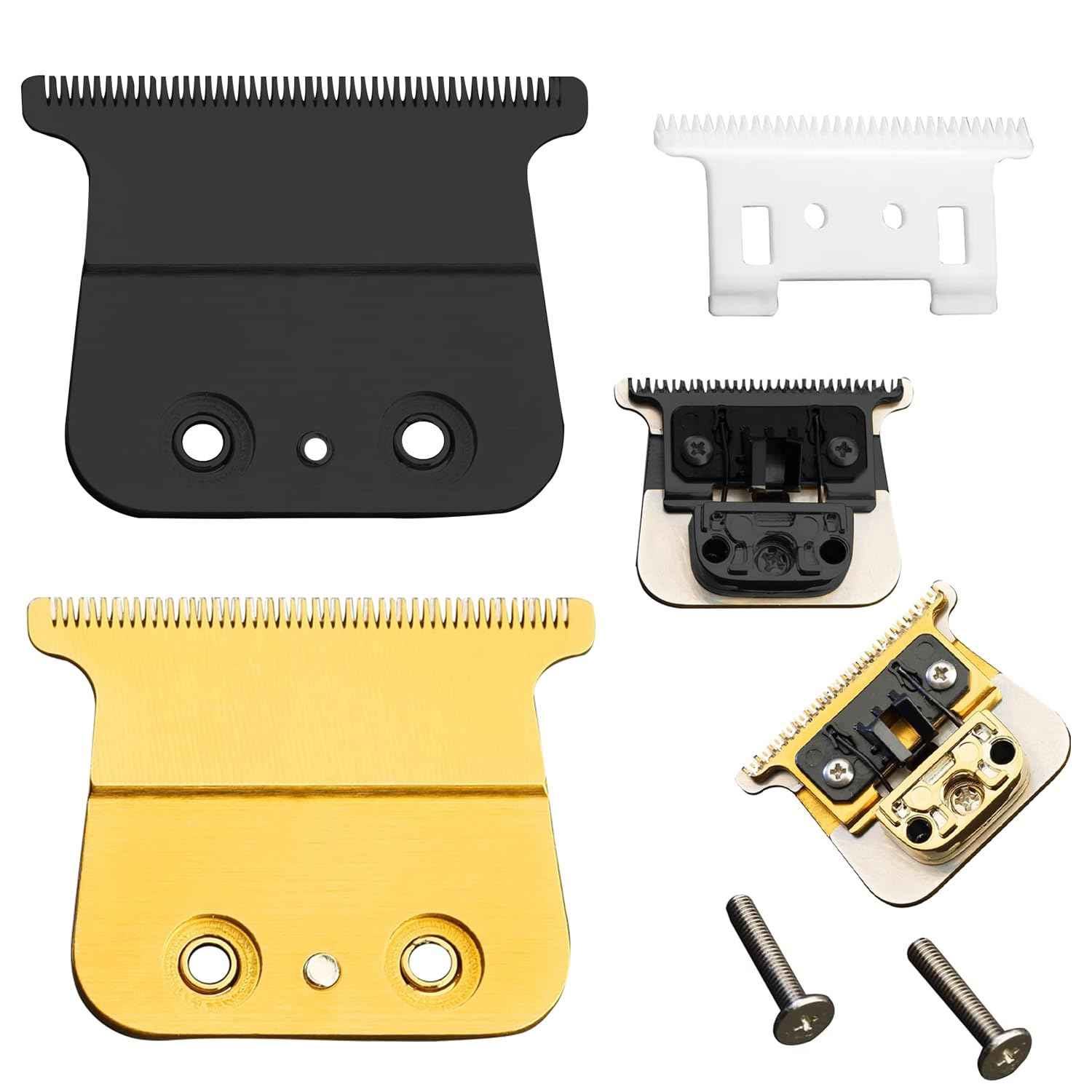 2 PCS FX Trimmer Blade with Ceramic Blades Compatible with BaBylissPRO FX787 & FX726 Trimmer,FX707Z Replacement Blades for BaByliss PRO Barberology Trimmer Blade