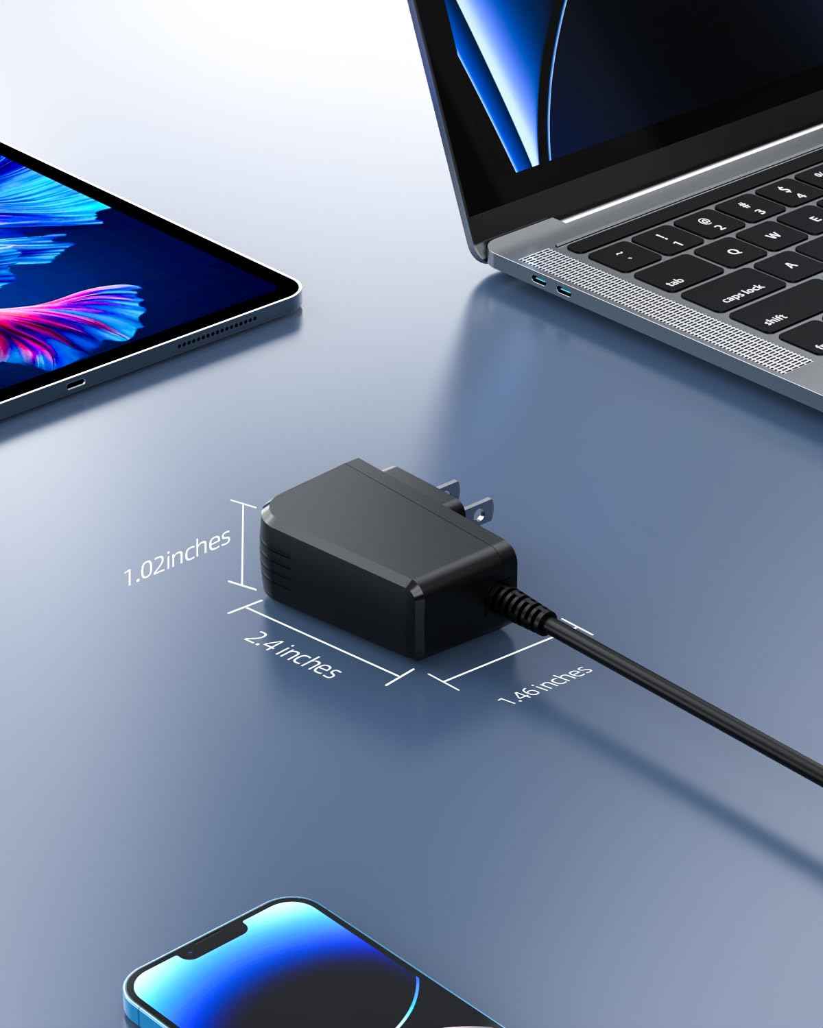 8V Power Cord Fit for Philips Norelco One Blade HQ850 QP2630 QP2530 Shaver Razor Trimmer Power Charging Adapter