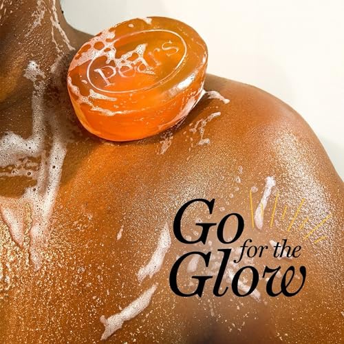 Pears Soap, Pure & Gentle with Natural Oils, 24-Pack ? Transparent Amber Glycerin Soap for Pampered, Glowing Skin, 4.4 Oz Ea