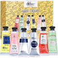 Body & Earth #Love Hand Cream Gift Set - 6 Travel Size Moisturizers for Dry Hands